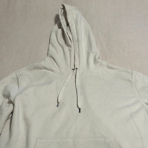 Amazon Essentials Men's Hooded Fleece Sweatshirt in Beige, lightly worn size XL - Picture 4 of 6